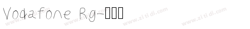 Vodafone Rg字体转换